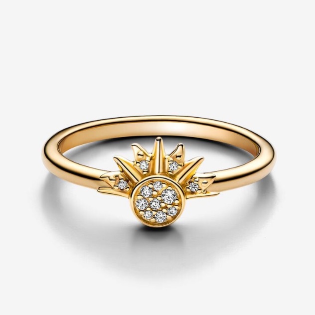 Pandora Celestial Sun Ring Sizes 6 Or 7 45$